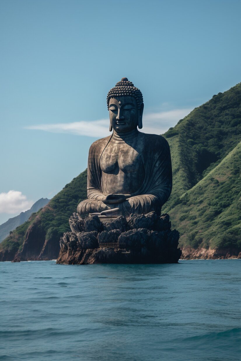 buddha-statue-with-natural-water-landscape_23-2150773959